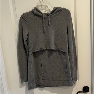 Latched Mama Gray Hoodie Sweatshirt